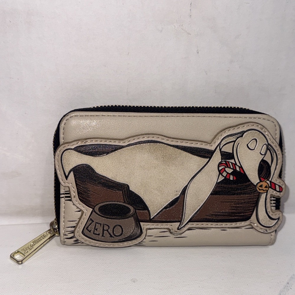 Loungefly Disney The Nightmare Before Christmas Zero Sleeping Zip Wallet